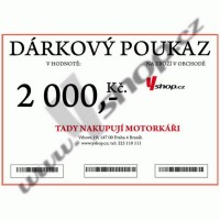 Dárková poukázka yshop v hodnotě 2000,- Kč